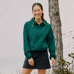 Orvis Performance Shirts | Women's Open Air Caster Full-Zip Hoodie Dark Cyan - Women/Fly Fishing