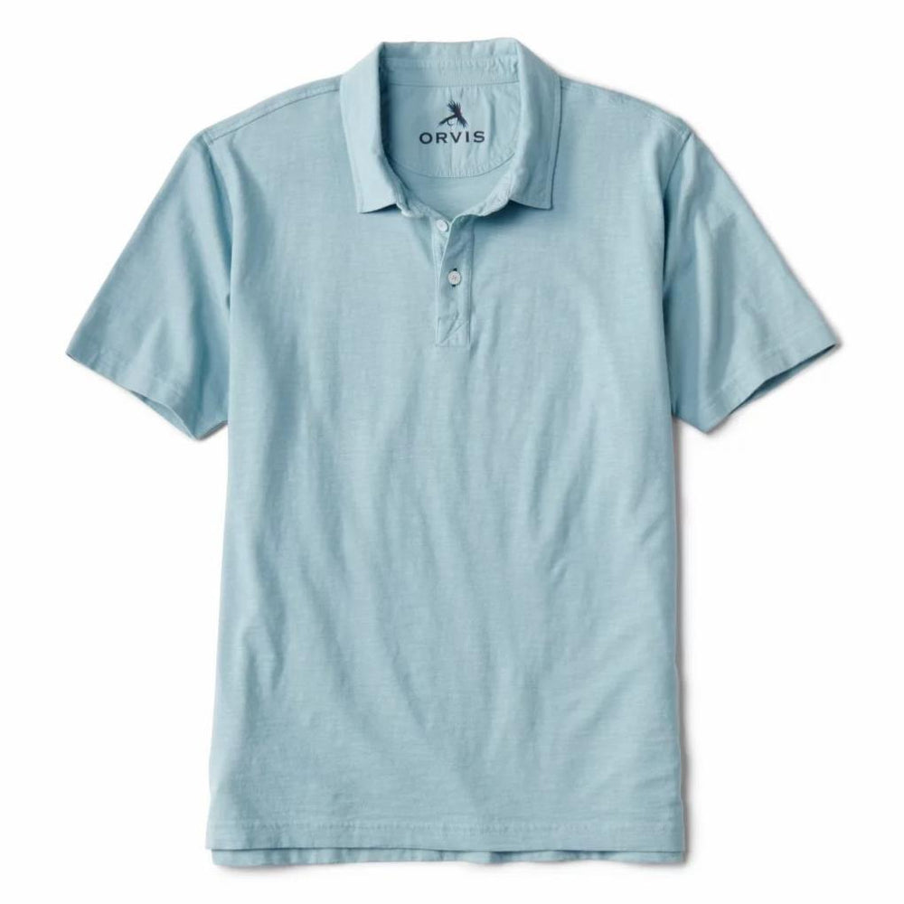 Orvis Polo Shirts | Bromley Polo Mineral Blue - Men