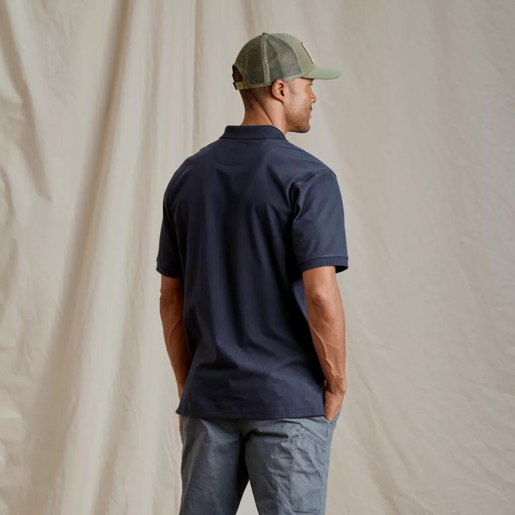 Orvis Polo Shirts | Orvis Lightweight Signature Short-Sleeve Polo True Navy - Men