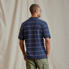 Orvis Polo Shirts | Orvis Signature Polo True Navy/snow Stripe - Men