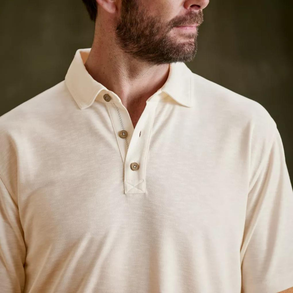 Orvis Polo Shirts | Three Forks Polo Shirt Snow - Men