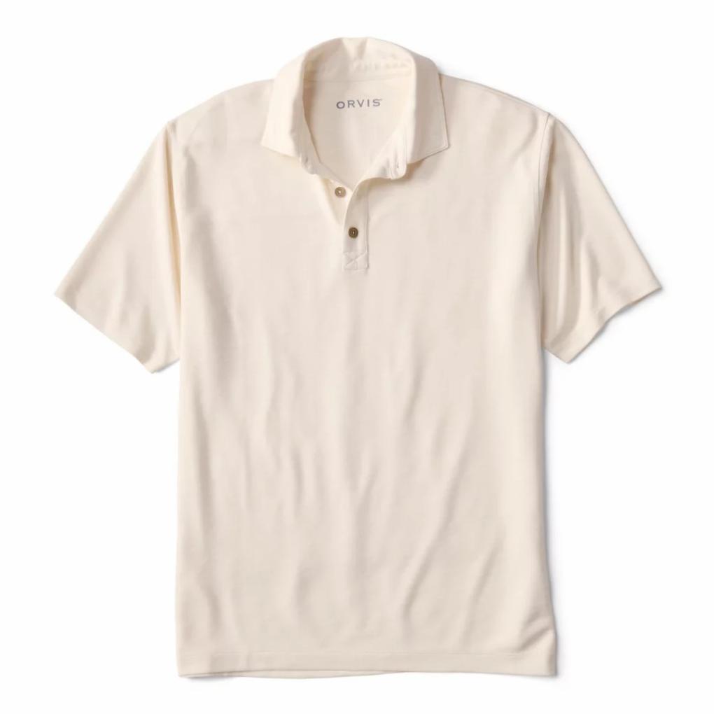 Orvis Polo Shirts | Three Forks Polo Shirt Snow - Men
