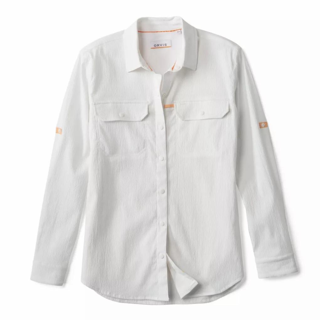 Orvis Shirts &amp; Tops | Women's Open Air Relaxed Sun Shirt White - Women/Fly Fishing