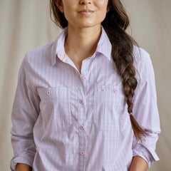 Orvis Shirts &amp; Tops | Women's River Guide Long-Sleeve Shirt Lilac Plaid - Women