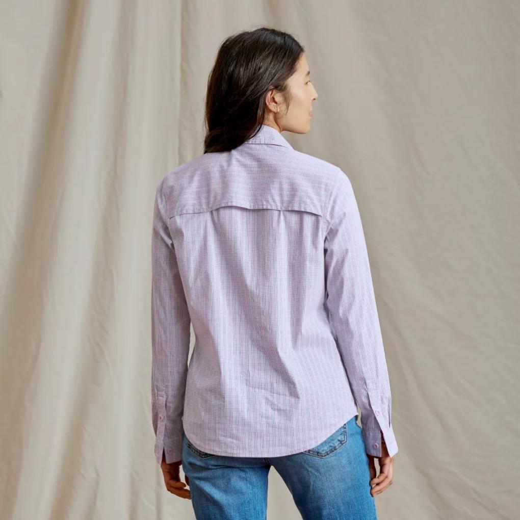Orvis Shirts &amp; Tops | Women's River Guide Long-Sleeve Shirt Lilac Plaid - Women
