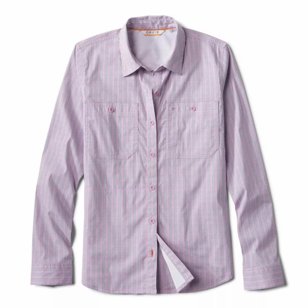 Orvis Shirts &amp; Tops | Women's River Guide Long-Sleeve Shirt Lilac Plaid - Women
