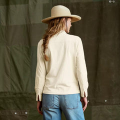 Orvis Shirts &amp; Tops | Bromley Knit Button-Down Long-Sleeve Shirt Snow - Women