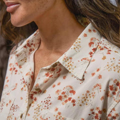 Orvis Shirts &amp; Tops | Classic Short-Sleeve Camp Shirt Snow Floating Floral - Women