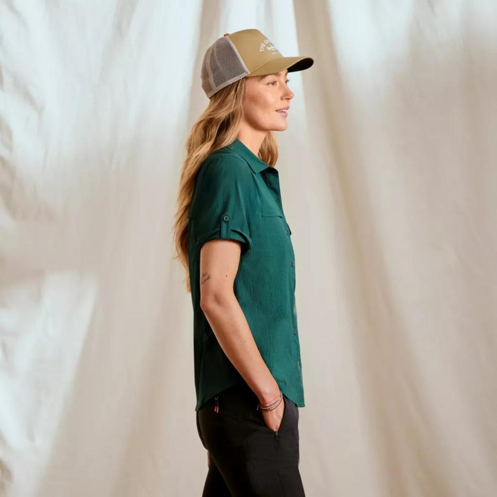 Orvis Shirts &amp; Tops | Open Air Caster Short-Sleeve Shirt Peacock/cyan - Women/Fly Fishing