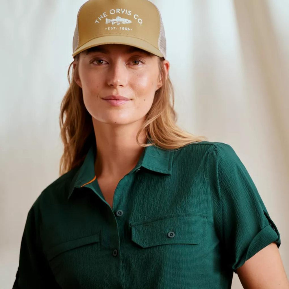 Orvis Shirts &amp; Tops | Open Air Caster Short-Sleeve Shirt Peacock/cyan - Women/Fly Fishing