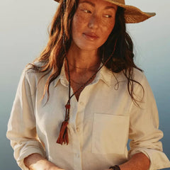 Orvis Shirts &amp; Tops | Performance Linen Long-Sleeve Shirt Snow - Women