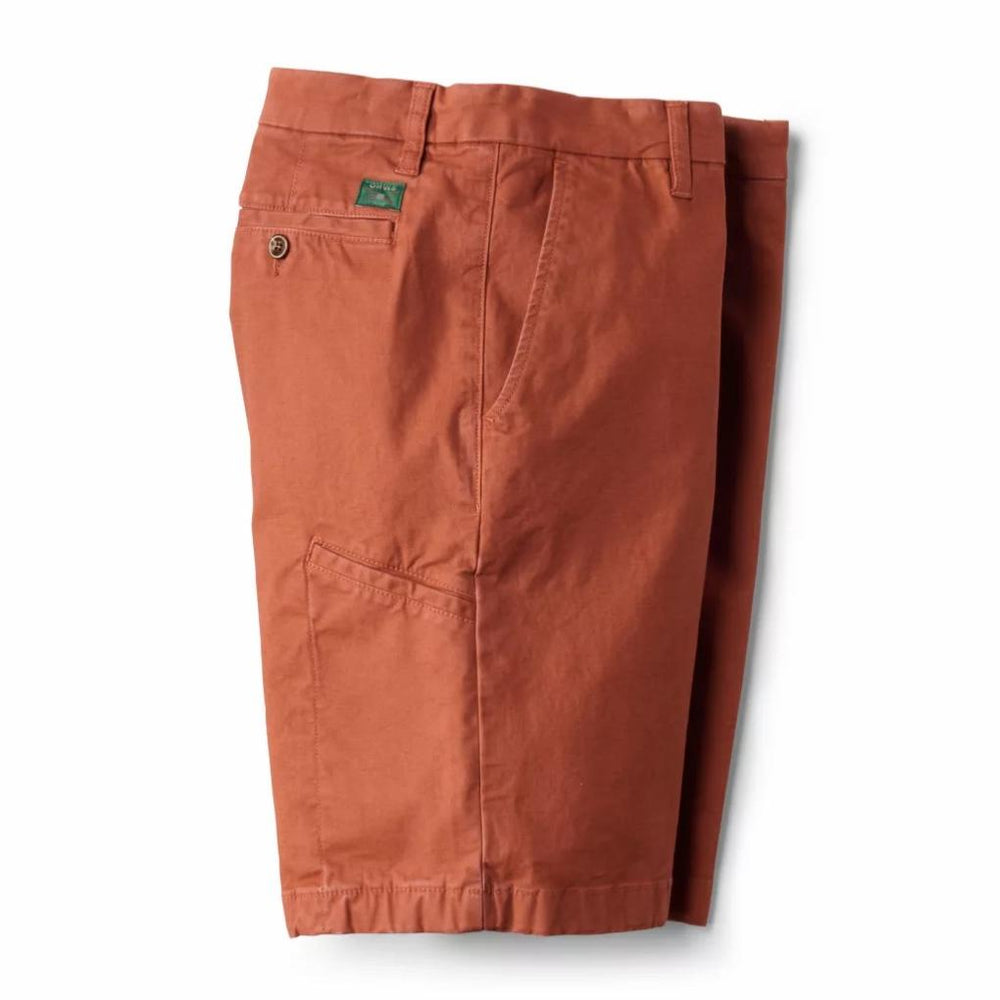Orvis Shorts | 1856 Stretch Twill 9" Chino Shorts Red Clay - Men