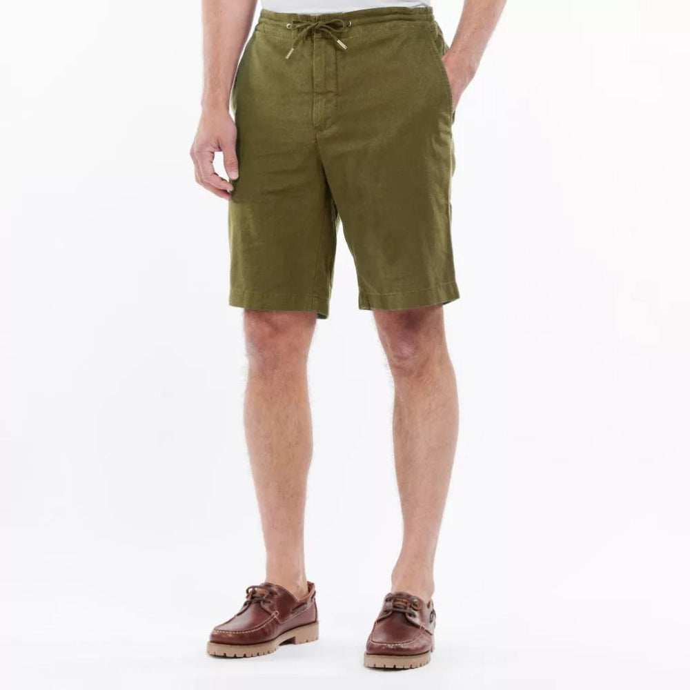 Orvis Shorts | Barbour® Linen Mix Shorts Navy - Men