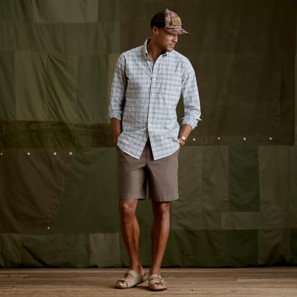 Orvis Shorts | Men's Montana Morning® EZ-Waist Stretch 9" Shorts Mushroom - Men