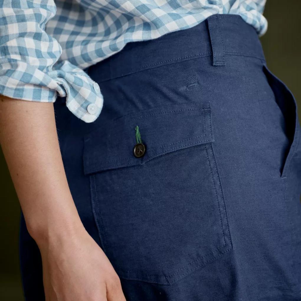 Orvis Shorts &amp; Skorts | Women's 1856 Linen 5" Utility Shorts True Navy - Women
