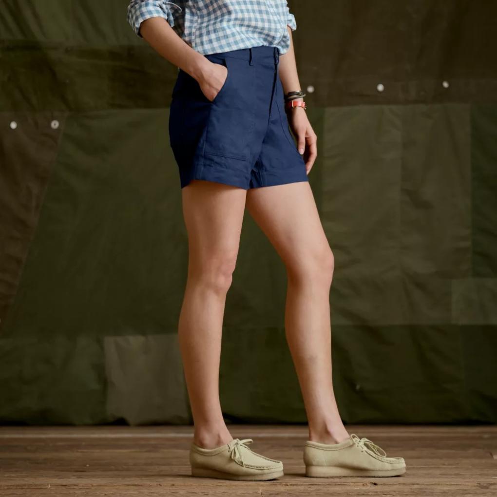 Orvis Shorts &amp; Skorts | Women's 1856 Linen 5" Utility Shorts True Navy - Women