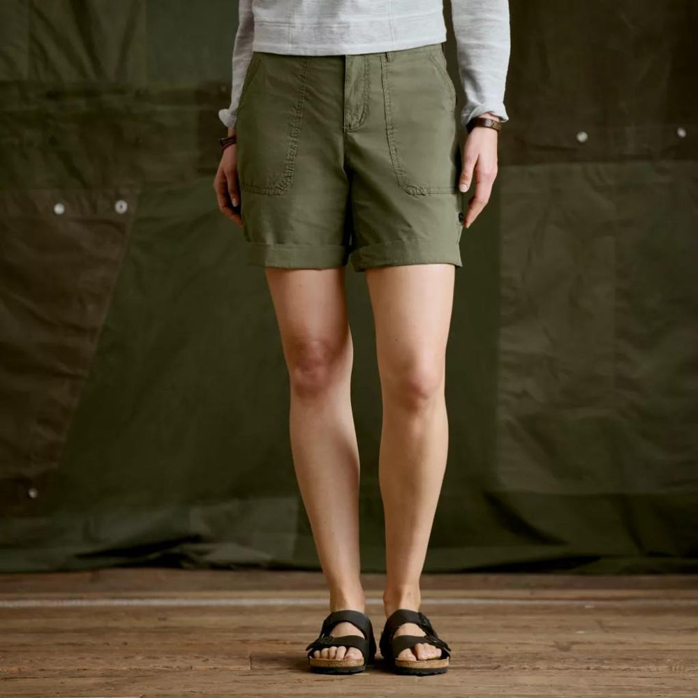 Orvis Shorts &amp; Skorts | Women's 1856 Stretch Poplin 9" Utility Shorts Tarragon - Women