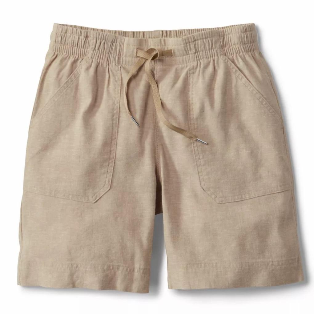 Orvis Shorts &amp; Skorts | Explorer Performance Linen 7" Shorts Shiitake - Women