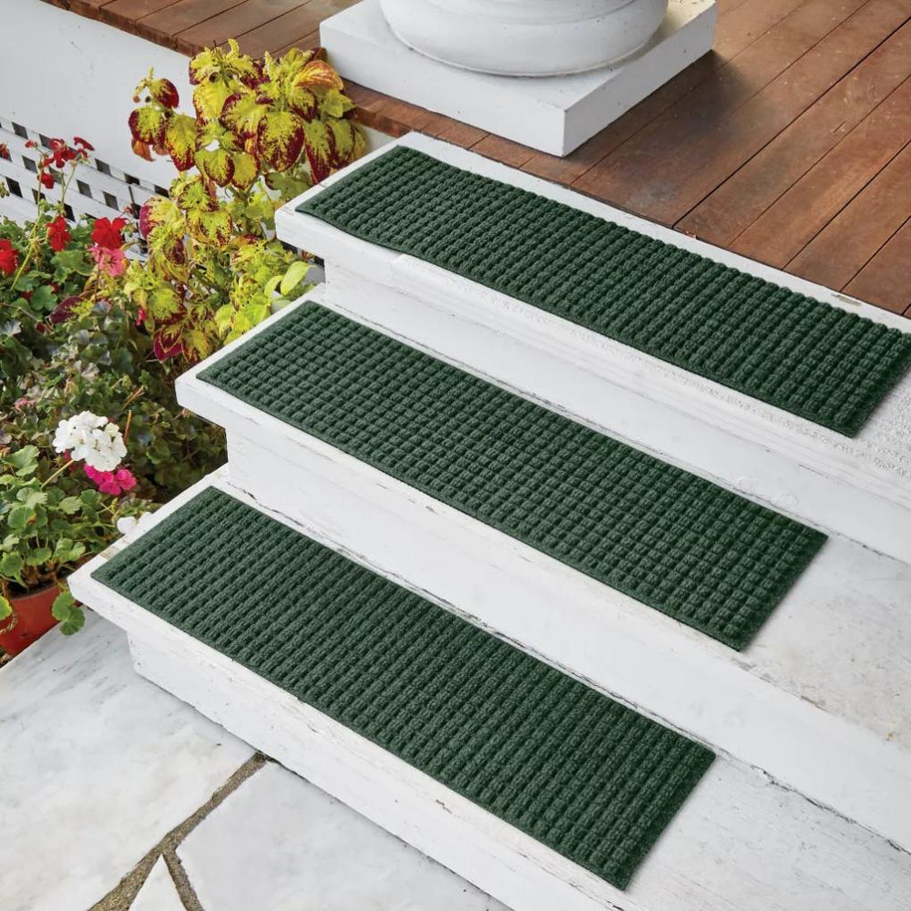 Orvis Steps, Lifts &amp; Traction | Recycled Water Trapper® Grid Stair Treads - Set Of Four Gray - Dogs/Home Goods