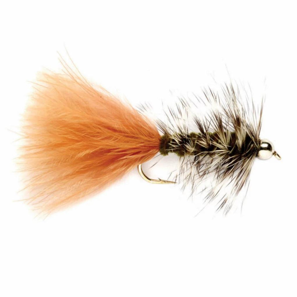 Orvis Streamer Flies | Bead Head Woolly Bugger Streamer Olive Brown - Fly Fishing