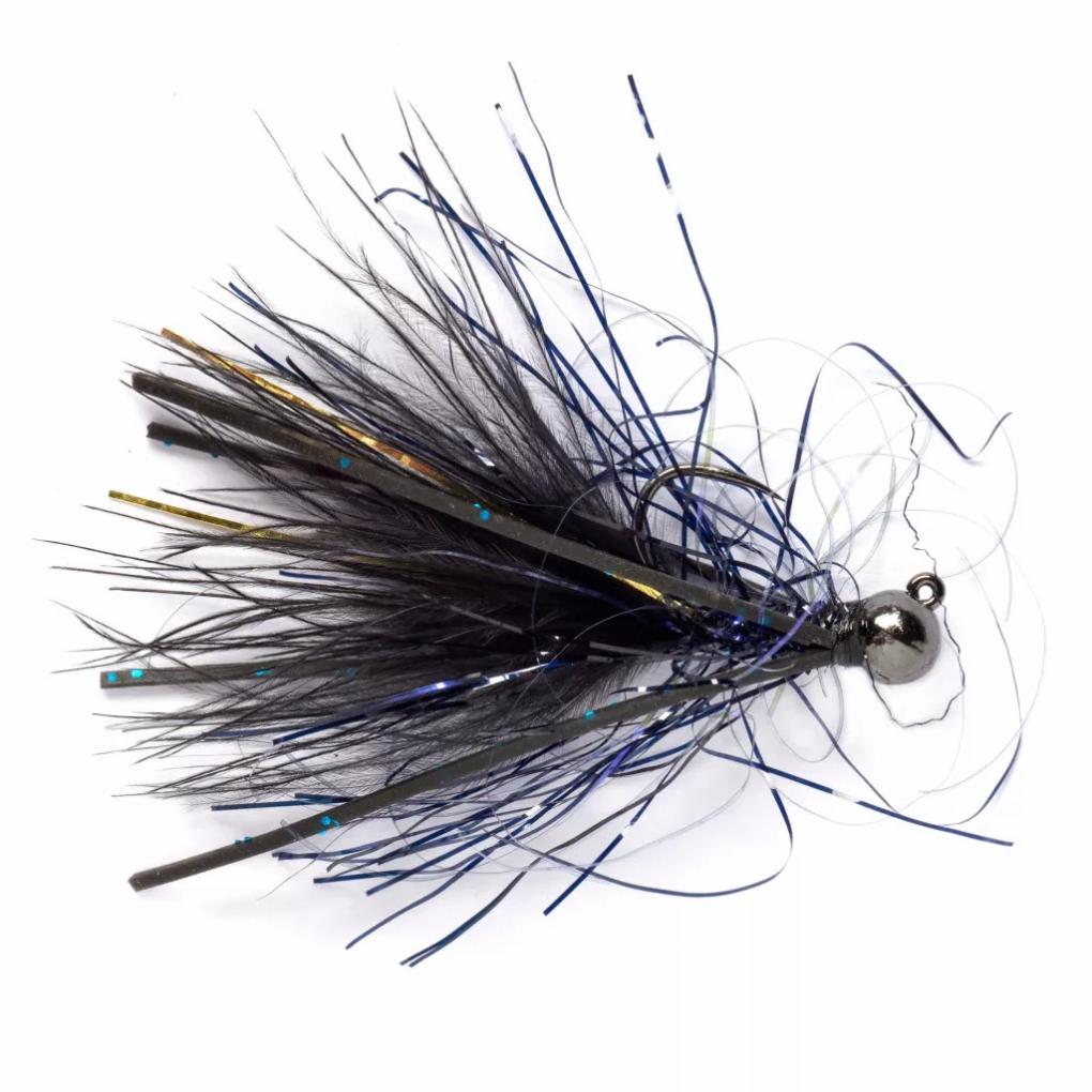 Orvis Streamer Flies | Daniel’s UV Polar Jig Barbless Black - Fly Fishing