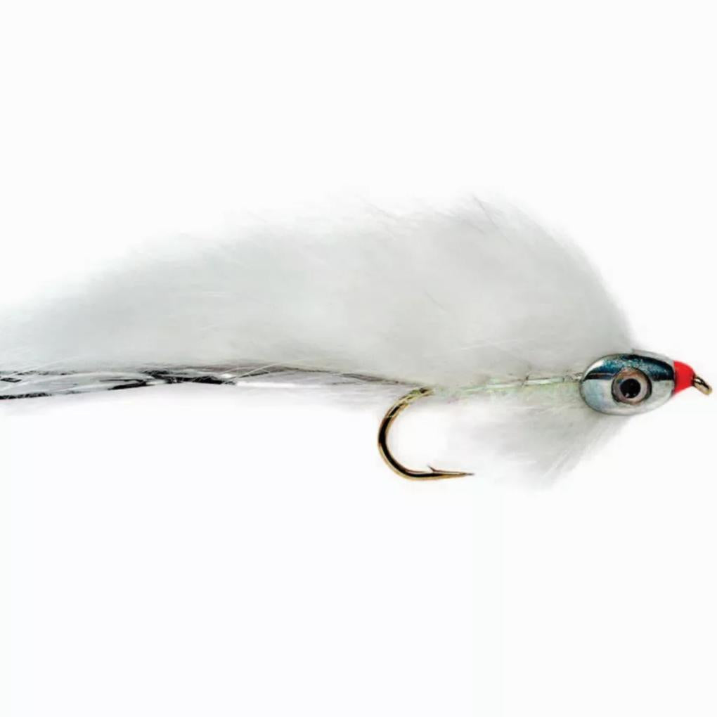 Orvis Streamer Flies | Fish-Skull Zonker White - Fly Fishing