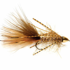 Orvis Streamer Flies | George Daniels Sculpin Snack Tan Olive - Fly Fishing