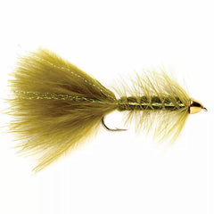 Orvis Streamer Flies | Tungsten Cone Head Woolly Bugger Olive - Fly Fishing
