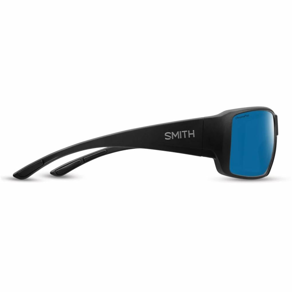 Orvis Sunglasses | Smith Guide’s Choice XL Polarized Sunglasses Matte Black/blue Polarized Glass Lens - Fly Fishing