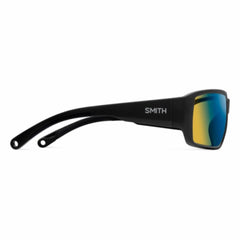 Orvis Sunglasses | Smith Hookset Polarized Sunglasses Matte Black/ Yellow Blue Polarchromic Lens - Fly Fishing