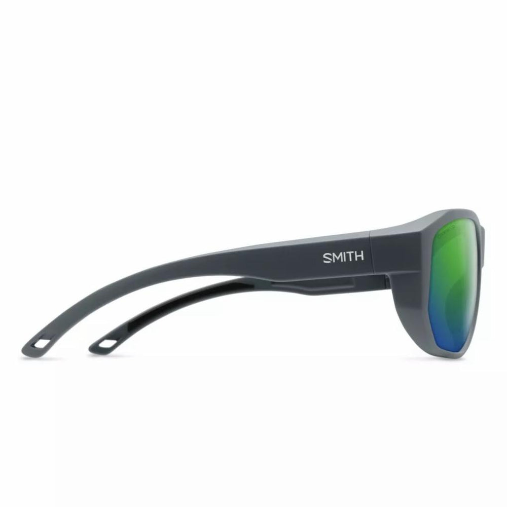 Orvis Sunglasses | Smith Outrigger Polarized Sunglasses Matte Slate Frame Green Mirror Lens - Fly Fishing