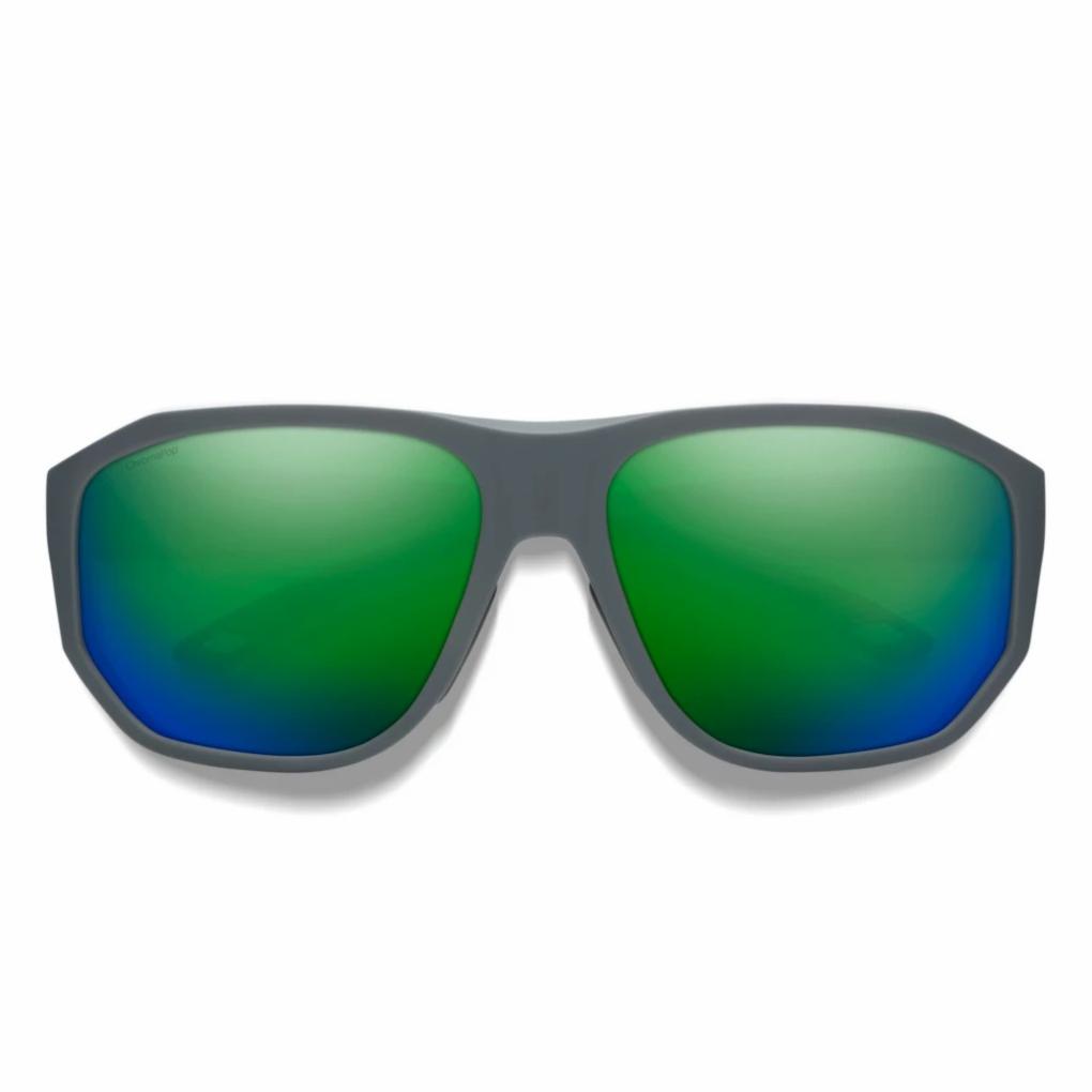 Orvis Sunglasses | Smith Outrigger Polarized Sunglasses Matte Slate Frame Green Mirror Lens - Fly Fishing