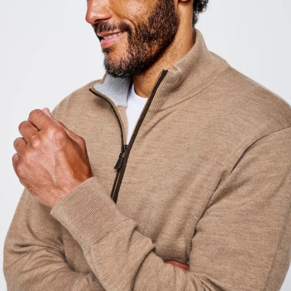 Orvis Sweaters | Merino Wool 1/4-Zip Sweater 2.0 Charcoal - Men