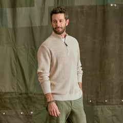 Orvis Sweaters | Sun-Faded 1/4-Zip Sweater Shiitake - Men