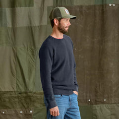 Orvis Sweaters | Sun-Faded Crewneck Sweater True Navy - Men