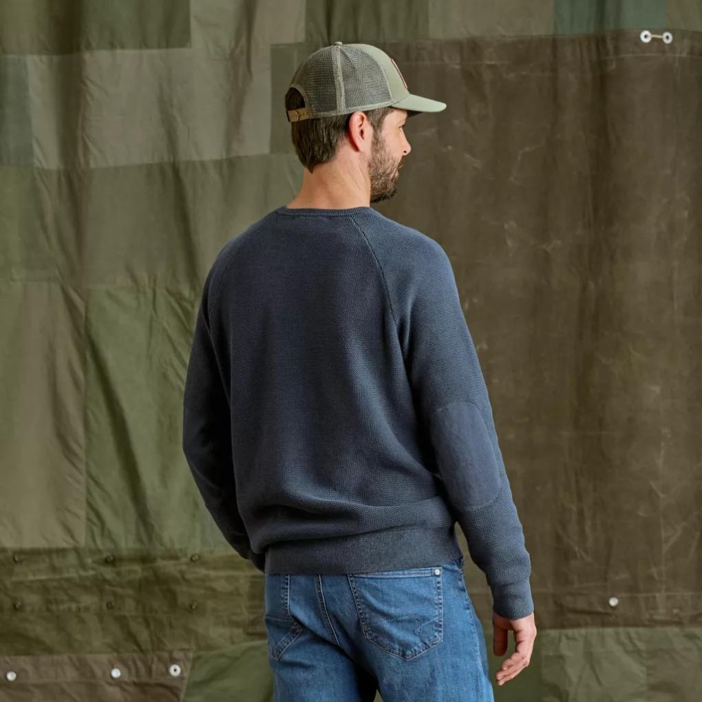 Orvis Sweaters | Sun-Faded Crewneck Sweater True Navy - Men