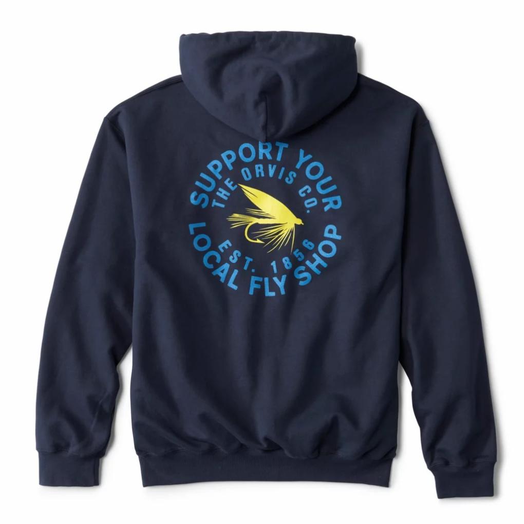 Orvis Sweatshirts | Fly Shop Hoodie True Navy - Men