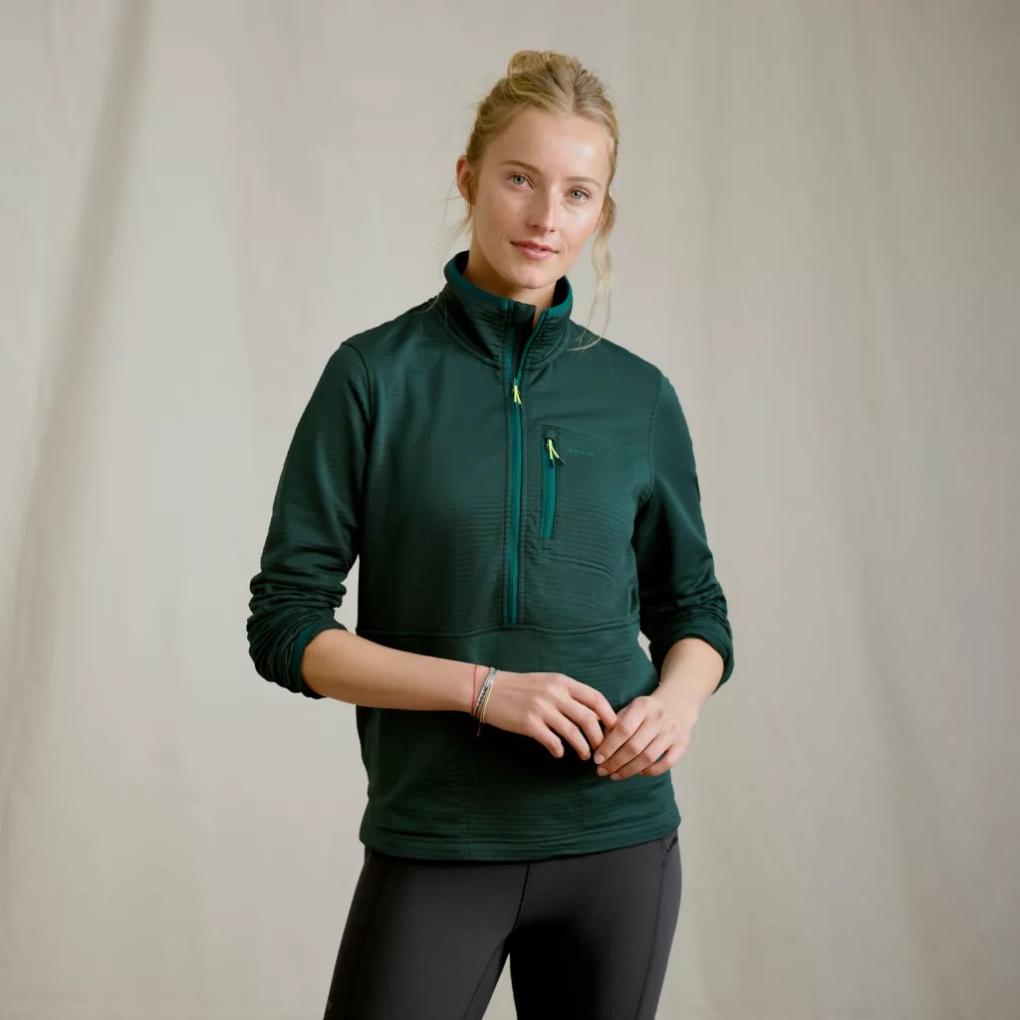 Orvis Sweatshirts | Horseshoe Hills Fleece 1/2-Zip Peacock - Women