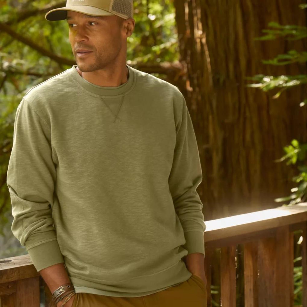 Orvis Sweatshirts | Men's Montana Morning® Crewneck Sweatshirt Moss - Men