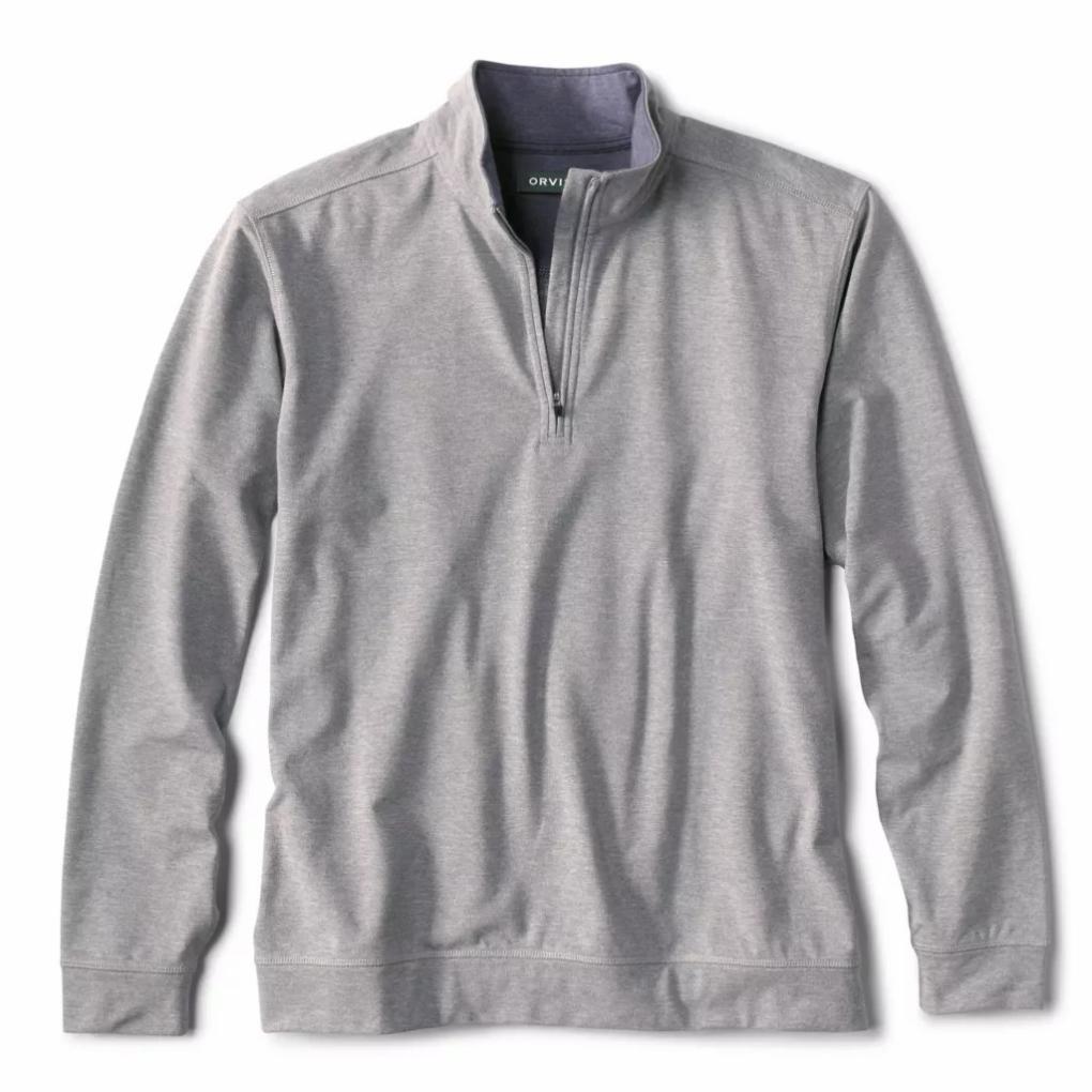 Orvis Sweatshirts | On The Move 1/4-Zip Gray - Men