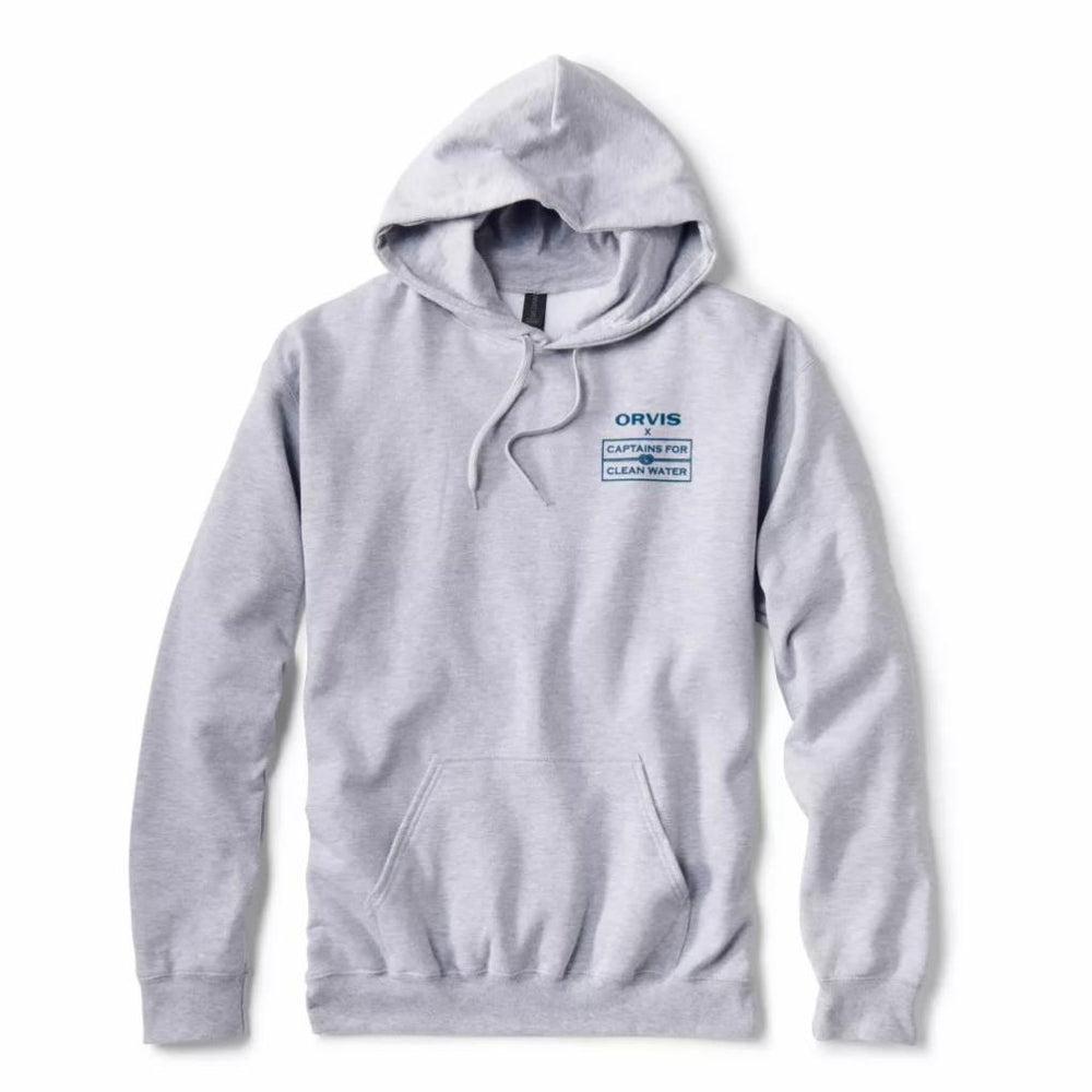 Orvis Sweatshirts | Orvis X Captains For Clean Water Hoodie Heather Gray - Men/Women