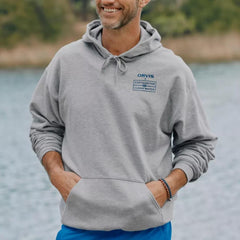 Orvis Sweatshirts | Orvis X Captains For Clean Water Hoodie Heather Gray - Men/Women