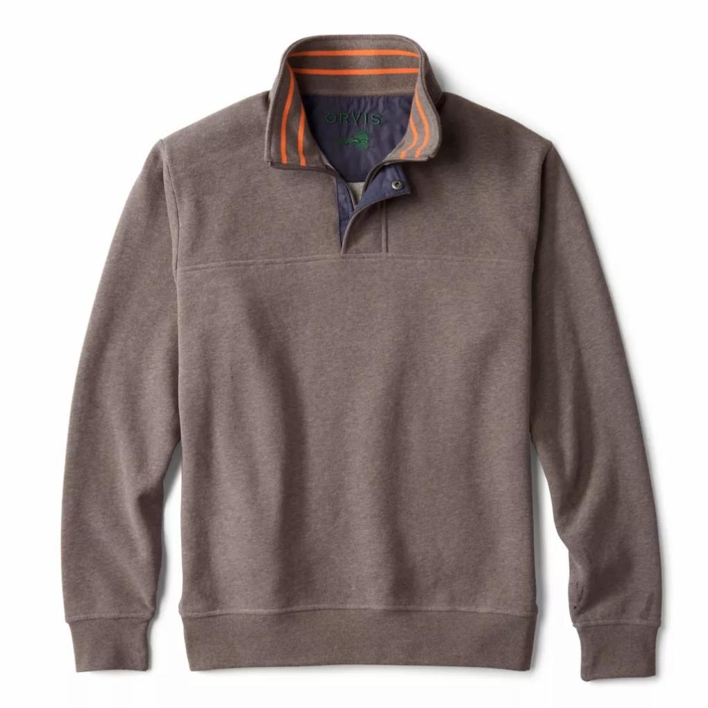 Orvis Sweatshirts | Signature 1/4-Zip Sweatshirt Mushroom - Men