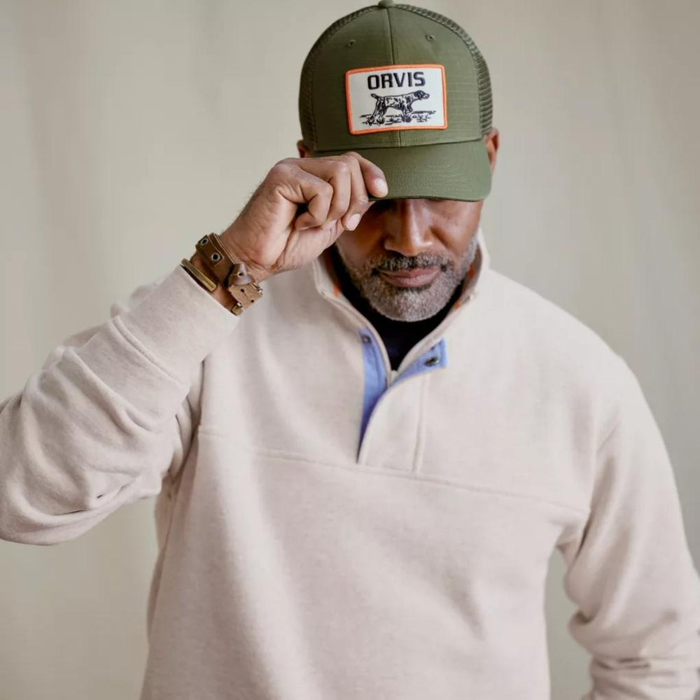Orvis Sweatshirts | Signature 1/4-Zip Sweatshirt Mushroom - Men