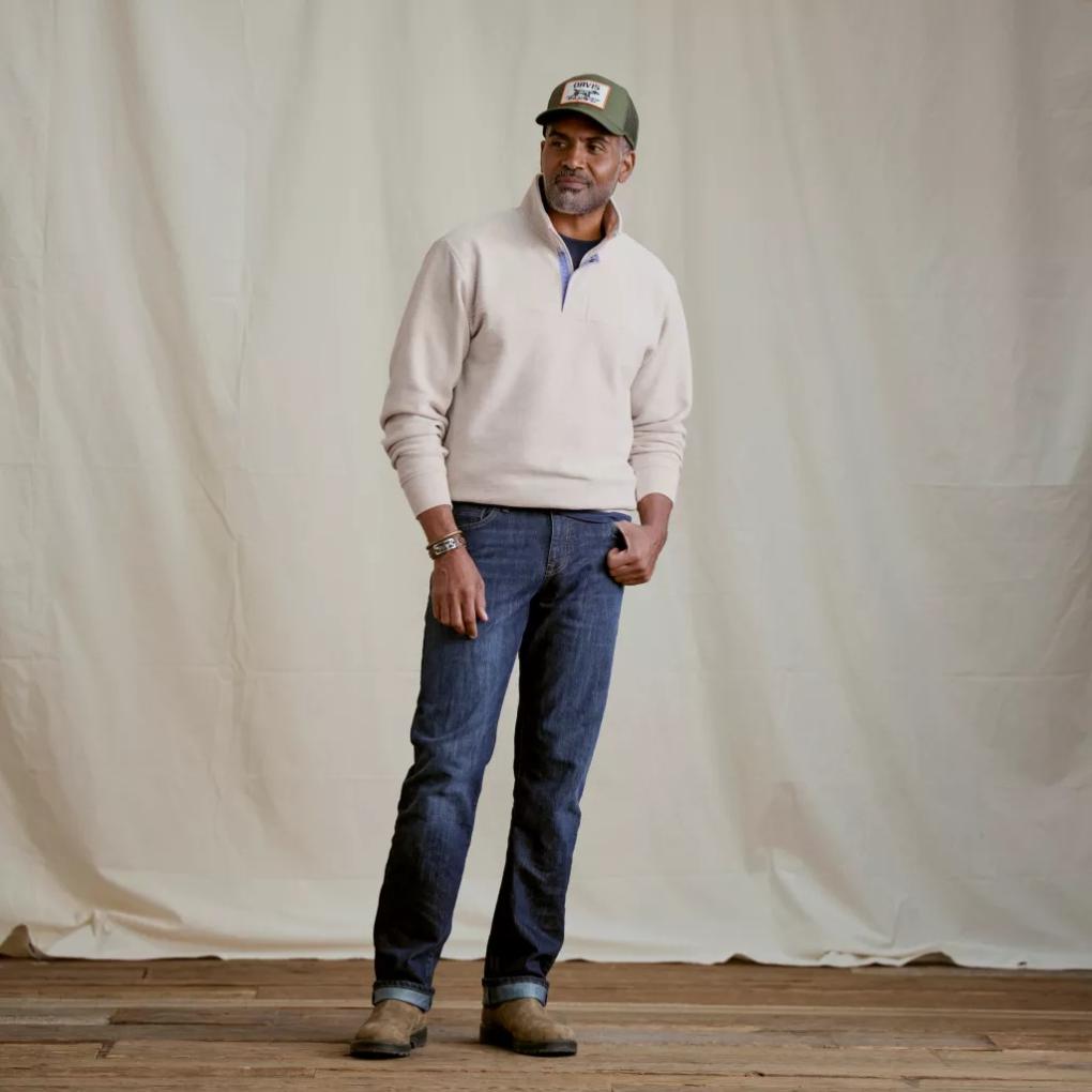 Orvis Sweatshirts | Signature 1/4-Zip Sweatshirt Mushroom - Men