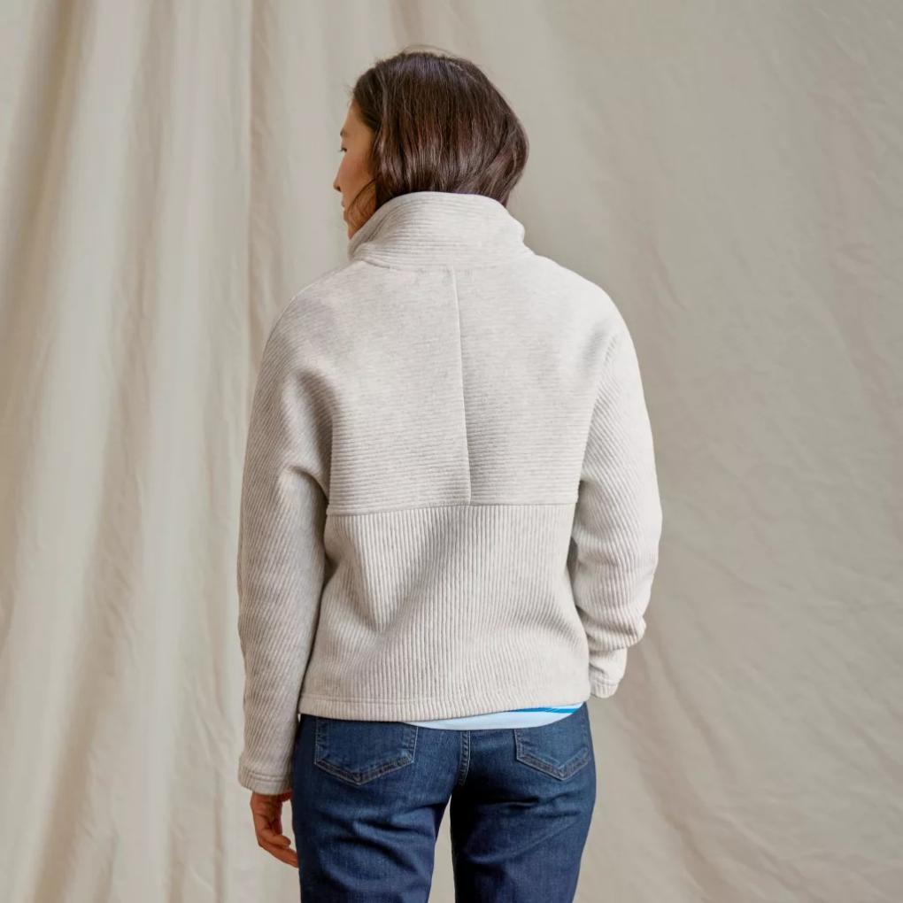 Orvis Sweatshirts | Textured Quilt 1/2-Zip Sweatshirt Light Gray Heather - Women