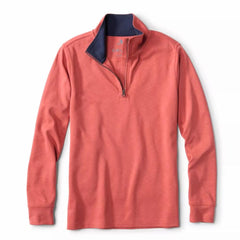 Orvis Sweatshirts | Three Forks 1/4-Zip Sweatshirt Red Clay - Men