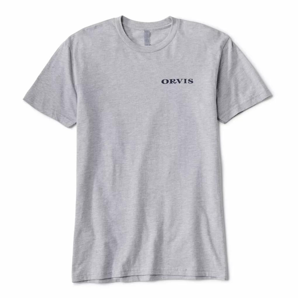 Orvis T-Shirts | Crossed Rods T-Shirt Light Grey Heather - Men
