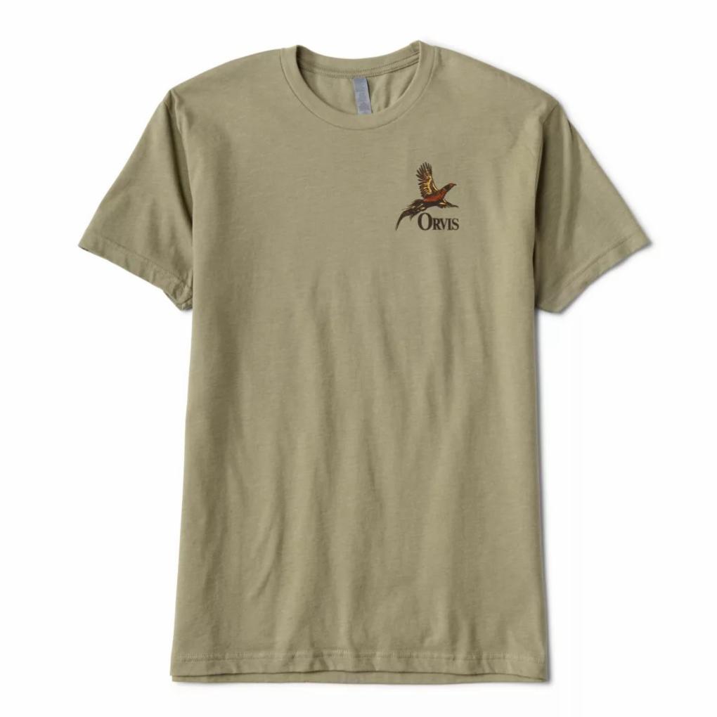 Orvis T-Shirts | Pheasant T-Shirt Olive - Men