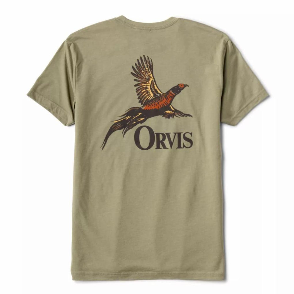 Orvis T-Shirts | Pheasant T-Shirt Olive - Men